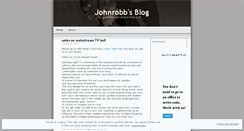 Desktop Screenshot of johnrobb77.wordpress.com