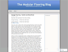 Tablet Screenshot of modularflooring.wordpress.com