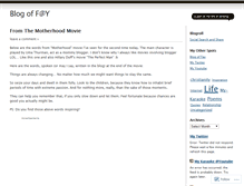 Tablet Screenshot of aboutfay.wordpress.com