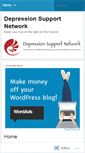 Mobile Screenshot of depressionsupportnetwork.wordpress.com