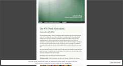 Desktop Screenshot of lettuceblog.wordpress.com