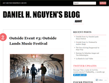 Tablet Screenshot of danielhnguyen.wordpress.com