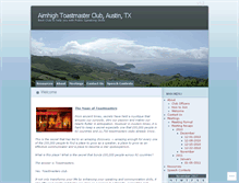 Tablet Screenshot of aimhighclub.wordpress.com