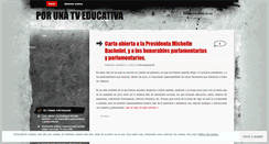 Desktop Screenshot of porunatveducativa.wordpress.com