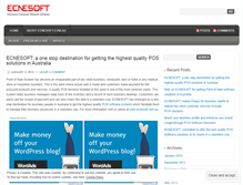 Tablet Screenshot of ecnesoft.wordpress.com
