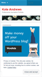 Mobile Screenshot of katefandrews.wordpress.com