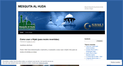 Desktop Screenshot of mesquitaalhuda.wordpress.com
