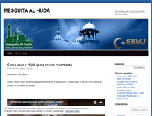 Tablet Screenshot of mesquitaalhuda.wordpress.com