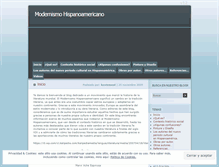Tablet Screenshot of modernismolatinoamericano.wordpress.com