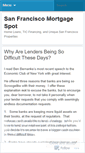 Mobile Screenshot of mysfmortgagespot.wordpress.com