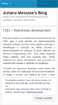 Mobile Screenshot of julianamessias.wordpress.com