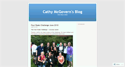 Desktop Screenshot of cathymcgovern.wordpress.com