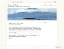 Tablet Screenshot of escuchaelviento.wordpress.com