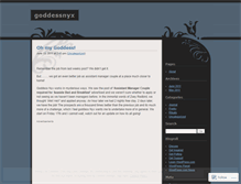 Tablet Screenshot of goddessnyx.wordpress.com