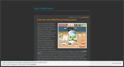 Desktop Screenshot of enjoycookinggames.wordpress.com