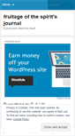 Mobile Screenshot of fruitageofthespirit.wordpress.com