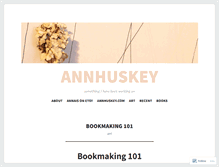 Tablet Screenshot of annhuskey.wordpress.com