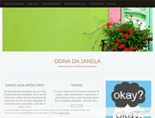 Tablet Screenshot of donadajanela.wordpress.com