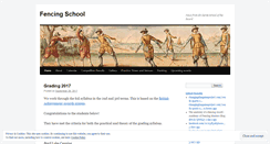 Desktop Screenshot of fencingschool.wordpress.com