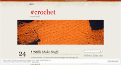 Desktop Screenshot of hashtagcrochet.wordpress.com