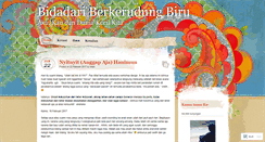 Desktop Screenshot of bidadariberkerudungbiru.wordpress.com