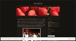 Desktop Screenshot of fooddrinklife.wordpress.com