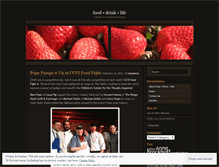 Tablet Screenshot of fooddrinklife.wordpress.com