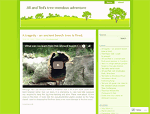 Tablet Screenshot of ancienttree.wordpress.com