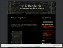 Tablet Screenshot of pkrandolph.wordpress.com