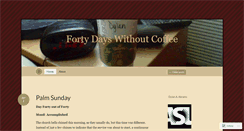 Desktop Screenshot of dayswithoutcoffee.wordpress.com