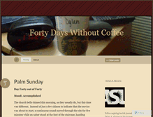 Tablet Screenshot of dayswithoutcoffee.wordpress.com