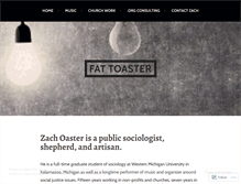 Tablet Screenshot of fattoaster.wordpress.com