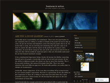 Tablet Screenshot of businessinthemaking.wordpress.com