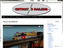 Tablet Screenshot of detroit3railers.wordpress.com