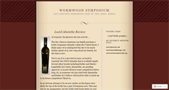 Desktop Screenshot of absinthblog.wordpress.com