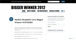 Desktop Screenshot of biggerwinner.wordpress.com