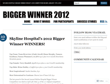 Tablet Screenshot of biggerwinner.wordpress.com