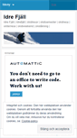 Mobile Screenshot of idre.wordpress.com