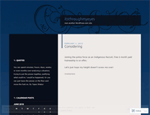Tablet Screenshot of itsthroughmyeyes.wordpress.com