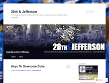 Tablet Screenshot of 28thandjefferson.wordpress.com