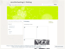 Tablet Screenshot of jenniferhastings.wordpress.com