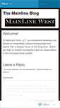 Mobile Screenshot of mainlinewest.wordpress.com