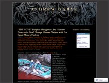 Tablet Screenshot of andrewgable.wordpress.com