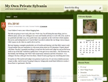 Tablet Screenshot of mysylvania.wordpress.com