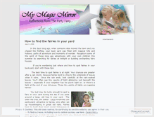 Tablet Screenshot of mymagicmirror.wordpress.com