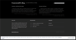 Desktop Screenshot of financiera09.wordpress.com