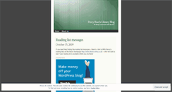 Desktop Screenshot of percyroot.wordpress.com