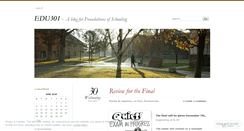 Desktop Screenshot of edu301fall.wordpress.com