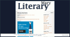 Desktop Screenshot of literarymarydotcom.wordpress.com