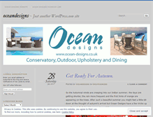 Tablet Screenshot of oceandesigns.wordpress.com